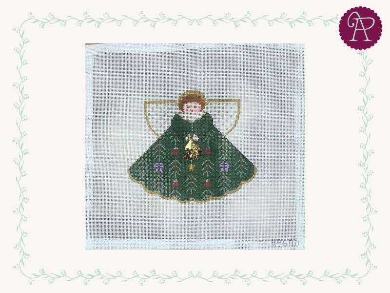 Wildflower Angel with Embellishment - 18 mesh