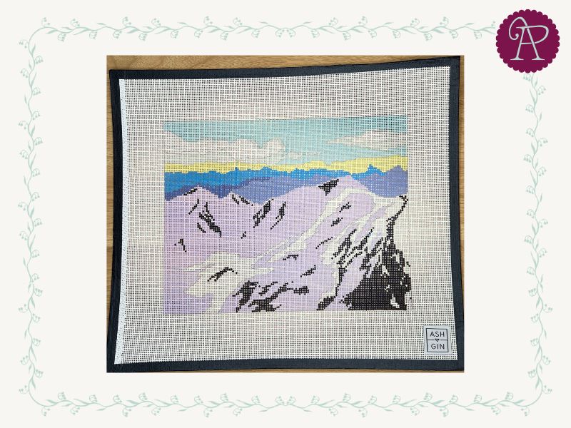 Rocky Mountain - 1 - Hand Painted - National Park - 14 mesh