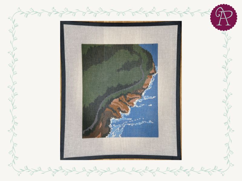 Acadia - 1 - Handpainted - National Park - Vertical - 14 mesh