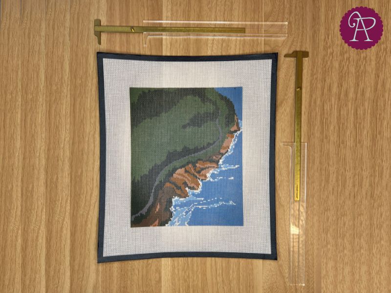 Acadia - 1 - Handpainted - National Park - Vertical - 14 mesh
