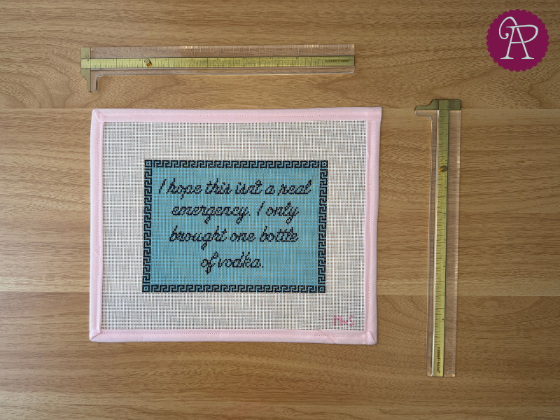 I hope this isnt a real emergency I only brought one bottle of vodka. - 18 mesh