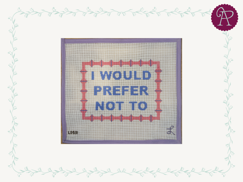 I Would Prefer Not To - 13 mesh