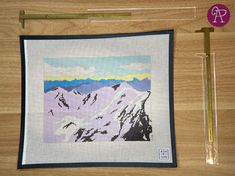 Rocky Mountain - 1 - Hand Painted - National Park - 14 mesh